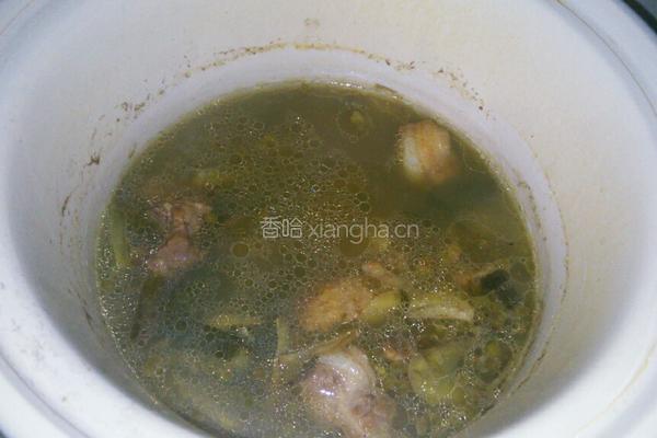 绿豆排骨汤的做法图解8