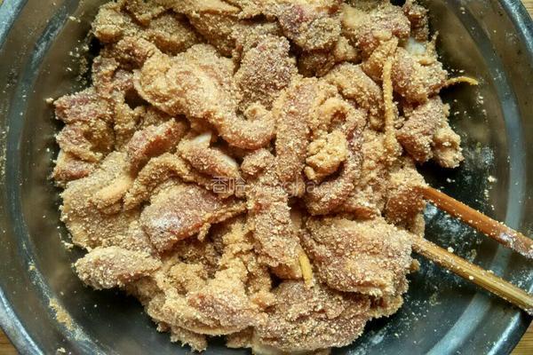 米粉蒸肉的做法图解4