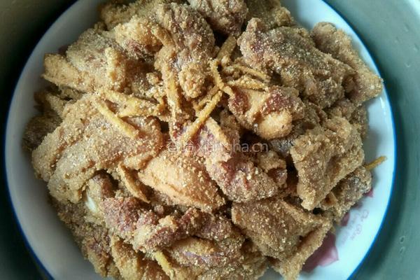 米粉蒸肉的做法图解6