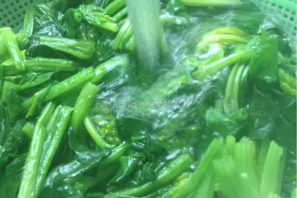 菠菜炒蛋皮的做法图解4