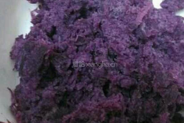 紫薯圆的做法图解2