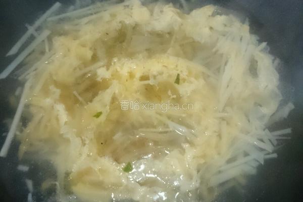 榨菜蛋汤的做法图解4