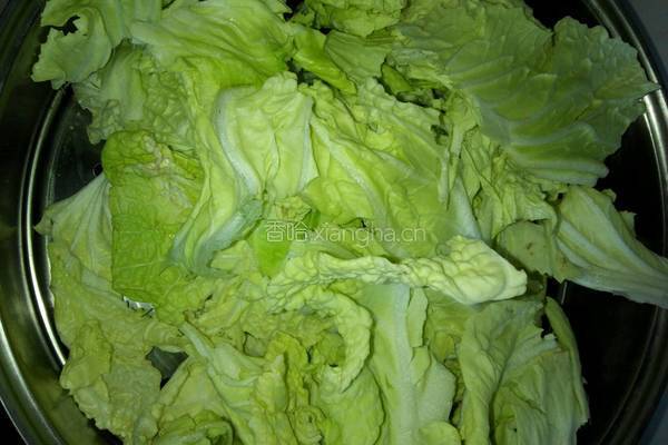 香菇白菜的做法图解1