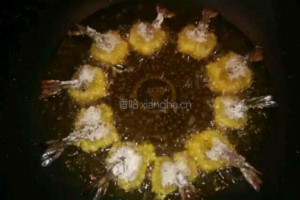 凤尾虾球的做法图解8