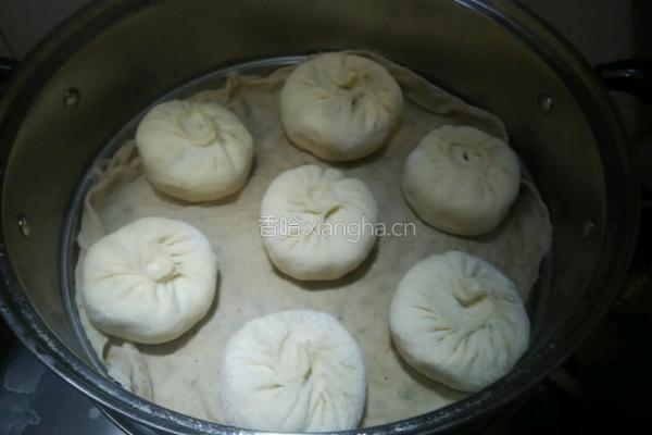 萝卜猪肉蒸包的做法图解8