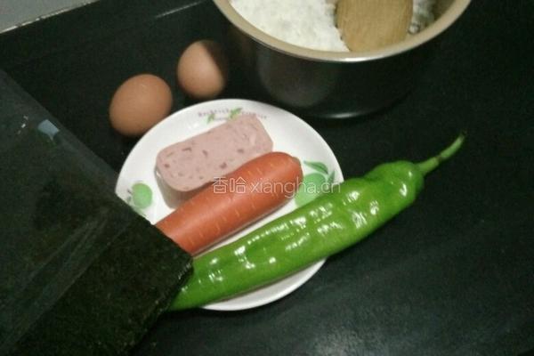 紫菜包饭的做法图解1