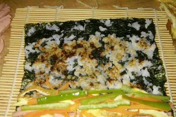 紫菜包饭的做法图解5