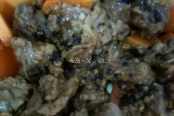 排骨蒸南瓜的做法图解3
