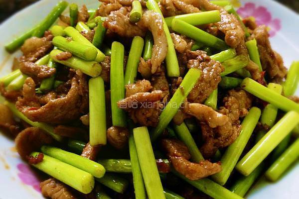 蒜苔肉丝的做法图解9