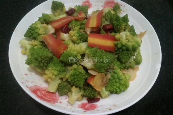 清炒宝塔菜花