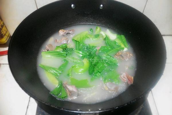 烧骨芥菜汤的做法图解6