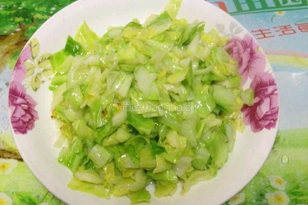 烧鸭丁包菜炒饭的做法图解6