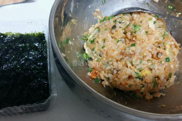 泡菜鸡蛋炒饭的做法图解6