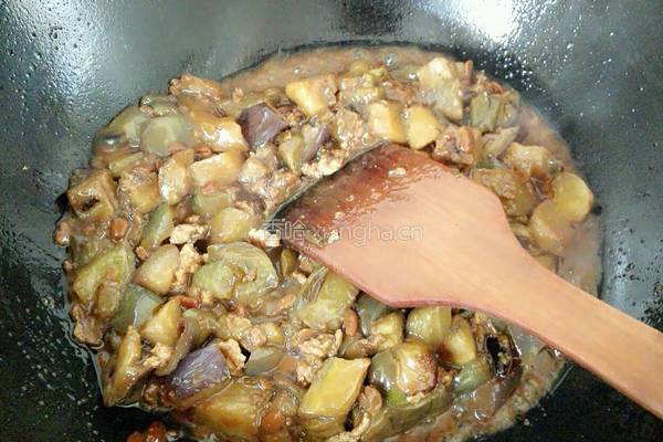 家常肉末茄子的做法图解4