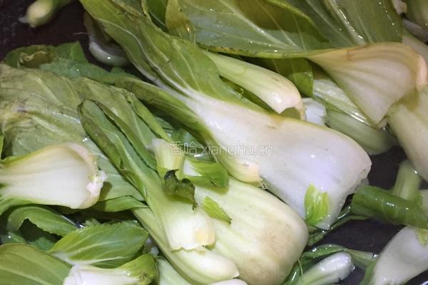 新香菇油菜的做法图解1