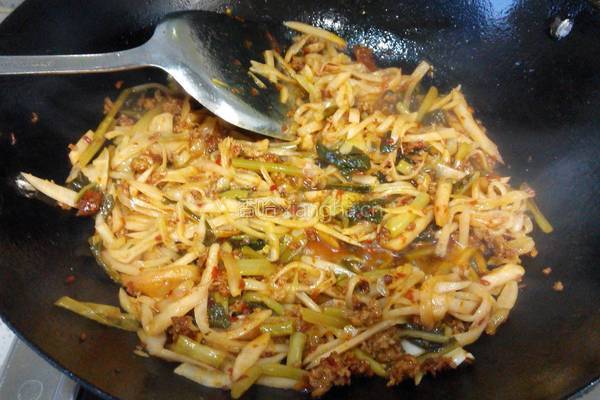 老坛泡菜肉末粉条(川味家常版)的做法图解11