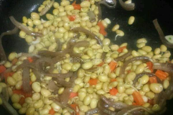 肉皮黄豆芽的做法图解6