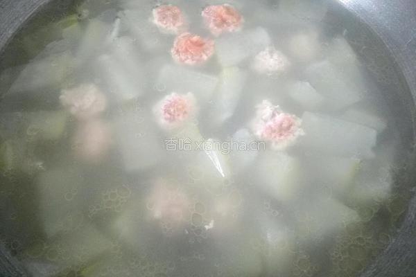 冬瓜肉圆汤的做法图解6