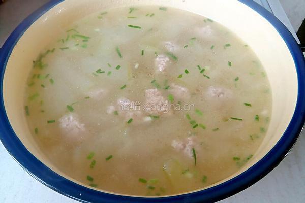 冬瓜肉圆汤的做法图解8