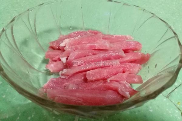 京酱肉丝的做法图解1