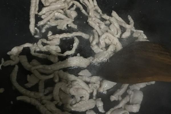 塔菜炒肉丝的做法图解5