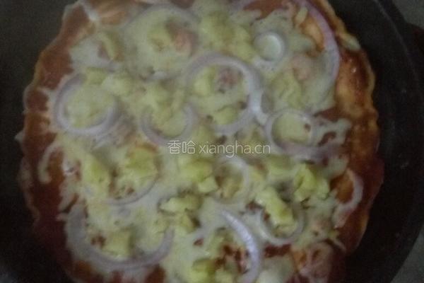 夏威夷水果披萨的做法图解5