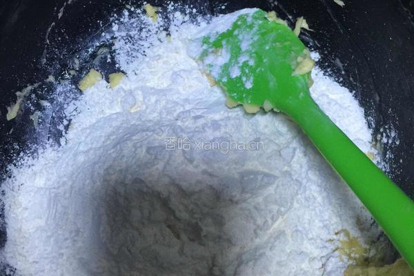 抹茶双色饼干的做法图解5