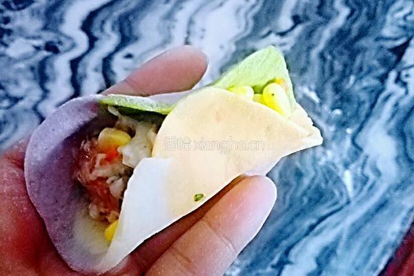 杂蔬饺子的做法图解8