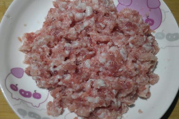 肉酿豆腐的做法图解2