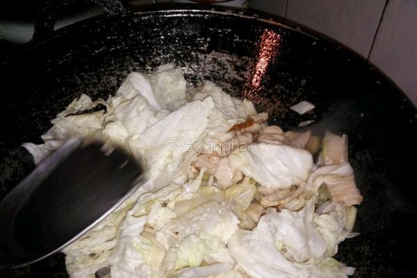 白菜粉条的做法图解5