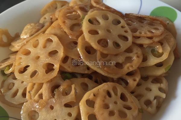 爆炒藕片的做法图解5