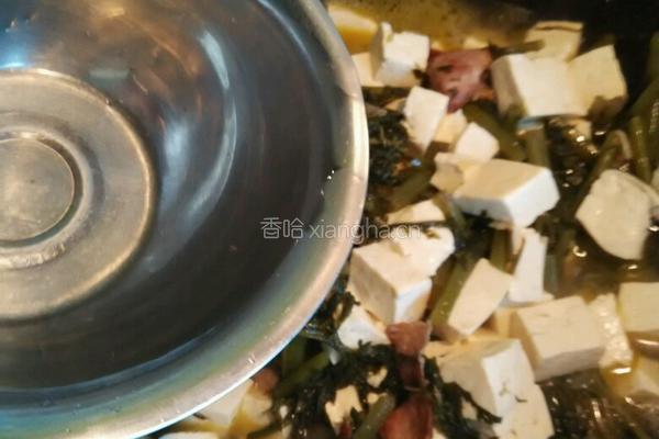 咸萝卜樱炖豆腐的做法图解8