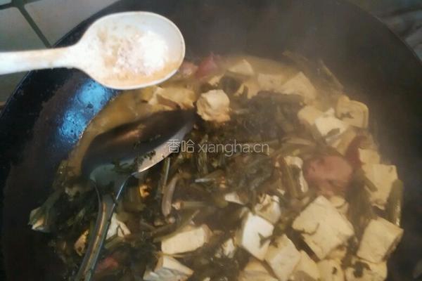 咸萝卜樱炖豆腐的做法图解9