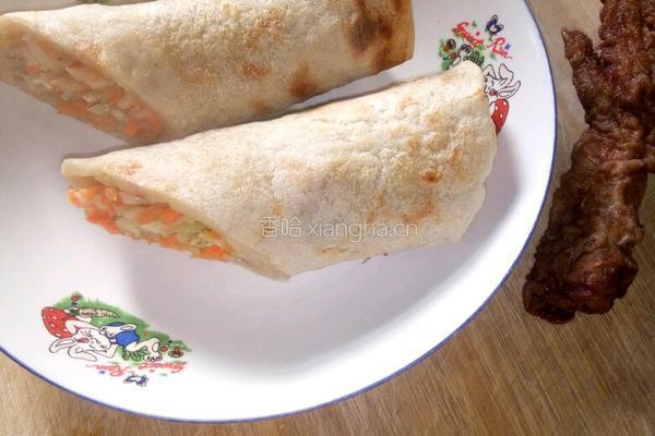 烙饼卷菜的做法图解8
