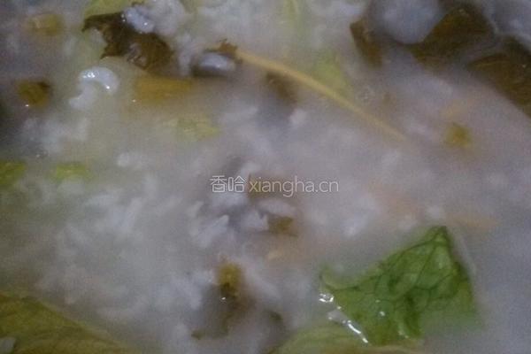 酸菜牛肉粥的做法图解3