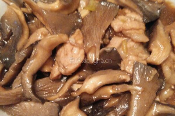 蘑菇炒肉的做法图解7