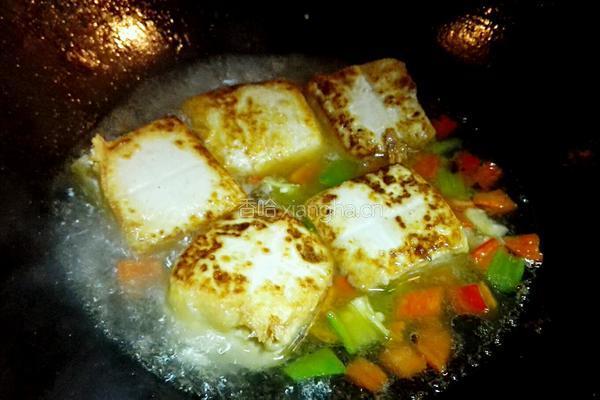 香煎豆腐的做法图解6