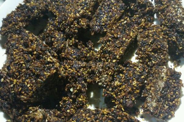 黑糖炒芝麻的做法图解8