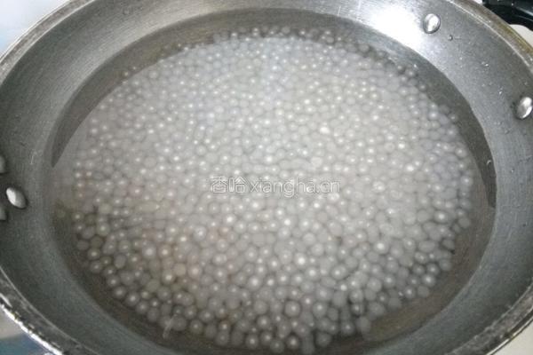 西米紫薯露的做法图解4