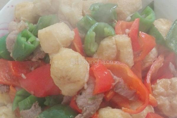 油豆腐炒肉片（家常）的做法图解5