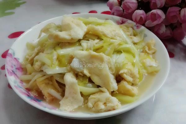 韭黄炒蛋的做法图解6