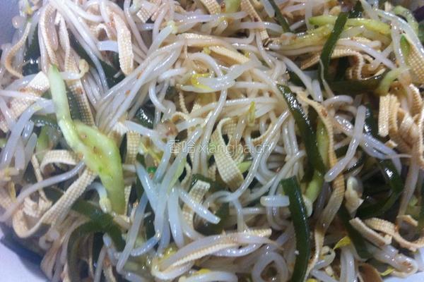 豆芽凉拌菜的做法图解5