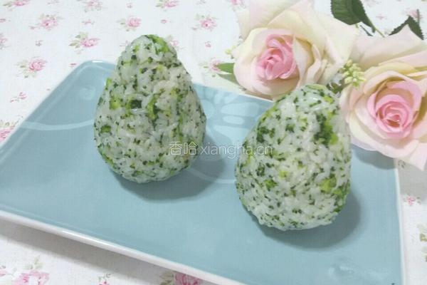 西兰花炒饭的做法图解9