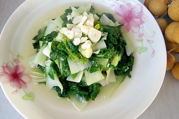 蒜泥黄心菜