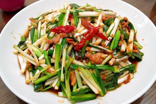 酸香韭菜肉丝的做法图解12
