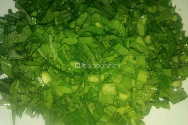 青菜冬笋丝炒饭的做法图解1