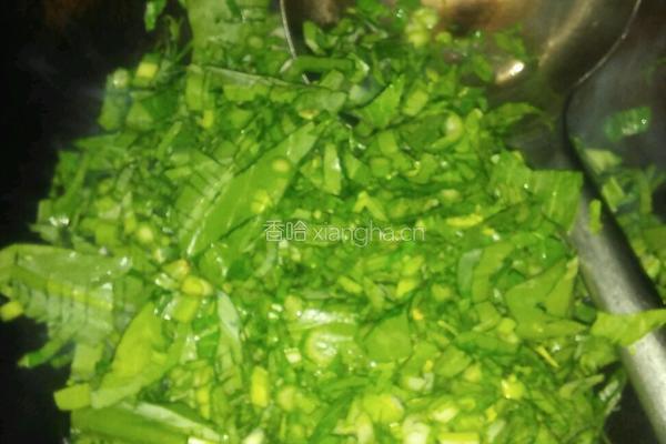 青菜冬笋丝炒饭的做法图解4