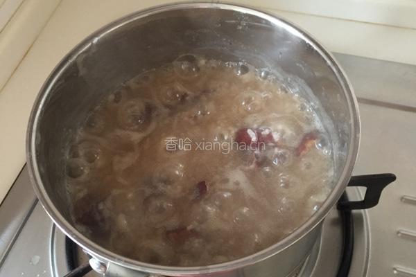 山药红枣粥的做法图解4