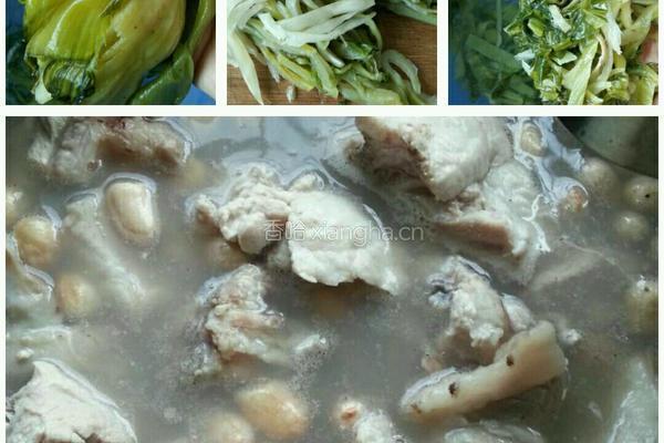 咸菜煲排骨的做法图解1
