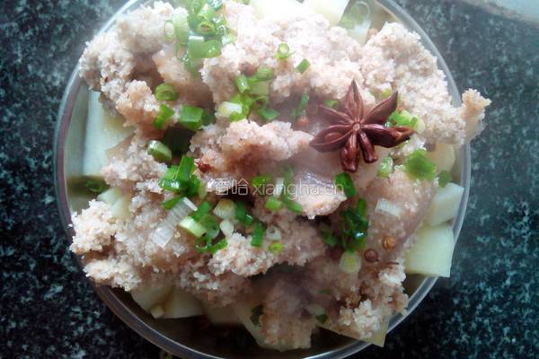 粉蒸肉的做法图解5